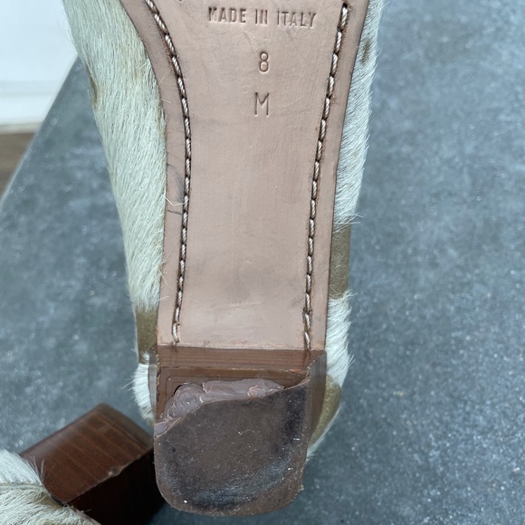 Michael Kors real animal skin fur shoes size 8 made in Italy - Picture 8 of 9